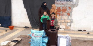 almanyadan İdlİbe kÖmÜr battanİye ve kiŞlik soba yardimi 42
