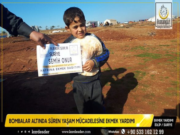 bombalar altinda sÜren yaŞam mÜcadelesİne ekmek yardimi 06