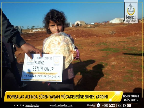 bombalar altinda sÜren yaŞam mÜcadelesİne ekmek yardimi 14