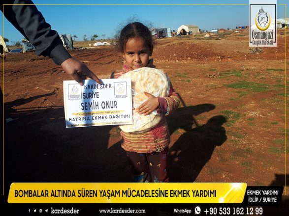 bombalar altinda sÜren yaŞam mÜcadelesİne ekmek yardimi 30