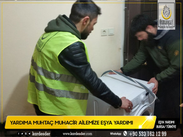 bombardımanlar sonucu türkiyeye sığınmak durumunda kalan ailemize eşya yardımı 19