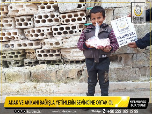 İdlİbİn yetİmlerİ akİka kurbanlarinizla gÜldÜ 02