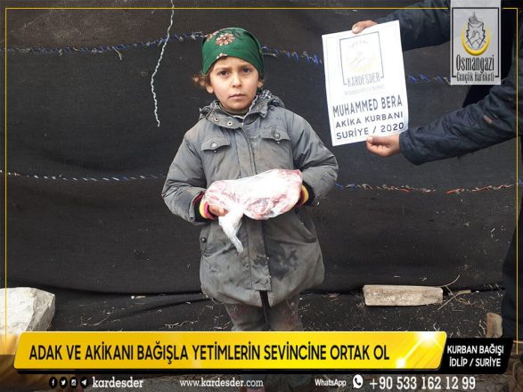 İdlİbİn yetİmlerİ akİka kurbanlarinizla gÜldÜ 22
