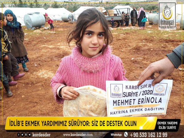 idlib e gunluk 500 ekmek yardimimiz suruyor siz de destek olun 11