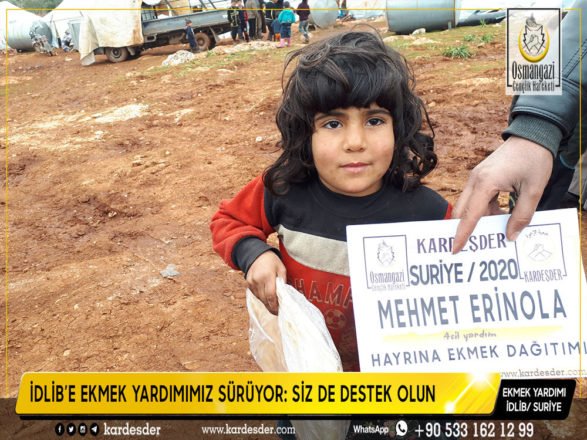 idlib e gunluk 500 ekmek yardimimiz suruyor siz de destek olun 13