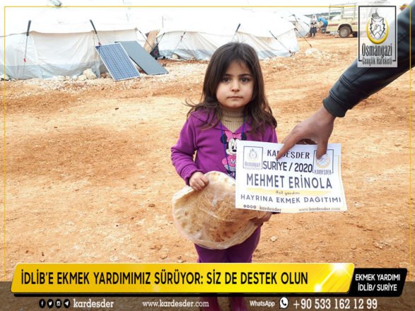 idlib e gunluk 500 ekmek yardimimiz suruyor siz de destek olun 23