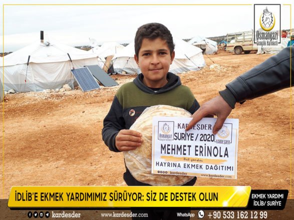 idlib e gunluk 500 ekmek yardimimiz suruyor siz de destek olun 33