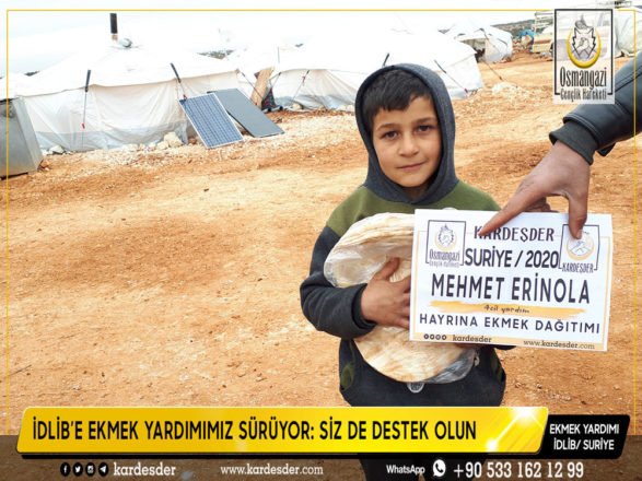 idlib e gunluk 500 ekmek yardimimiz suruyor siz de destek olun 35