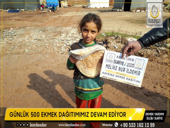 ihtiyac sahiplerine gunluk ekmek dagitimimiz devam ediyor siz de destek olun 04