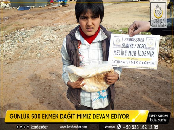 ihtiyac sahiplerine gunluk ekmek dagitimimiz devam ediyor siz de destek olun 15