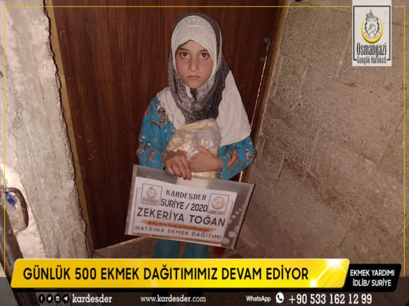 mazlumlara gunluk 500 ekmek destegimiz suruyor 60