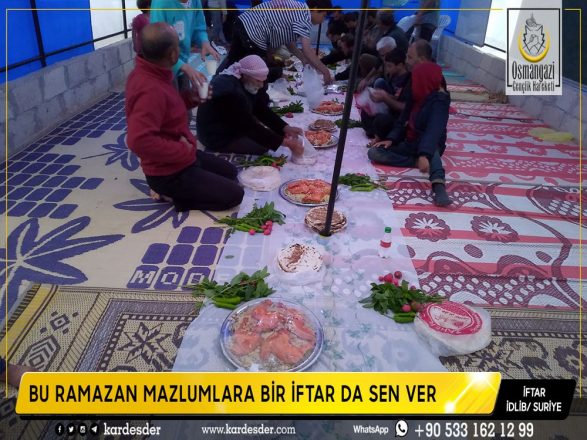 cadirlarda yasam mucadelesi veren kardeslerimize iftar sofrasi 01