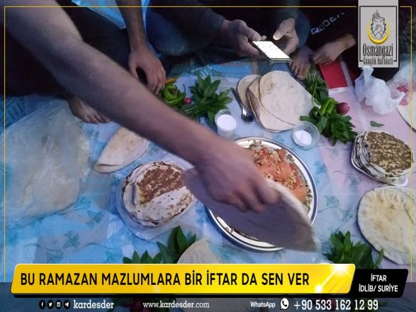 cadirlarda yasam mucadelesi veren kardeslerimize iftar sofrasi 04