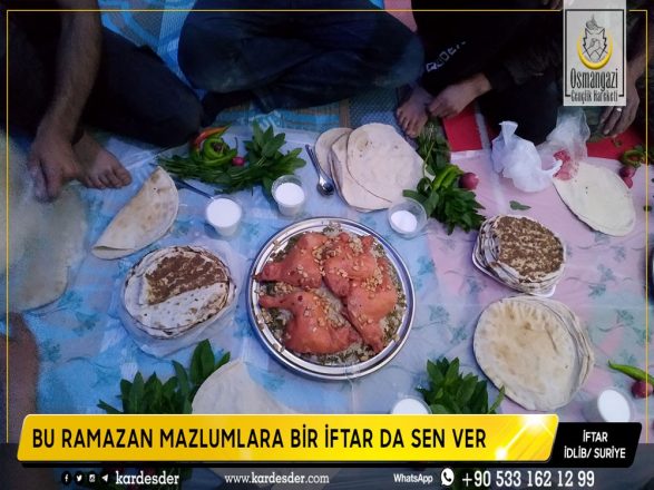 cadirlarda yasam mucadelesi veren kardeslerimize iftar sofrasi 05