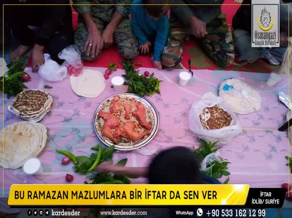 cadirlarda yasam mucadelesi veren kardeslerimize iftar sofrasi 06