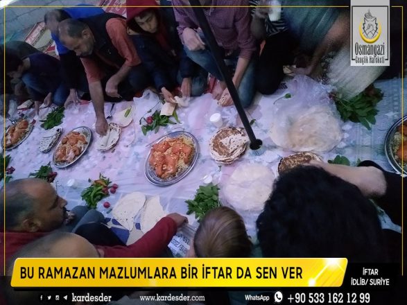 cadirlarda yasam mucadelesi veren kardeslerimize iftar sofrasi 08