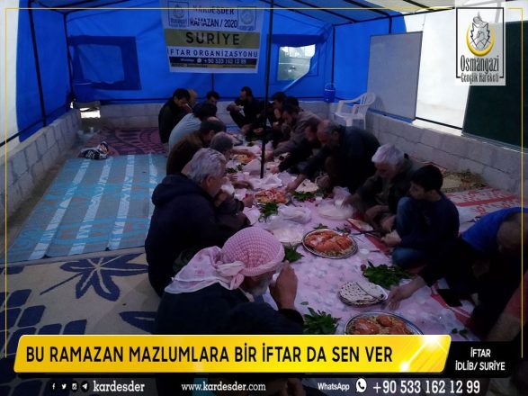 cadirlarda yasam mucadelesi veren kardeslerimize iftar sofrasi 09