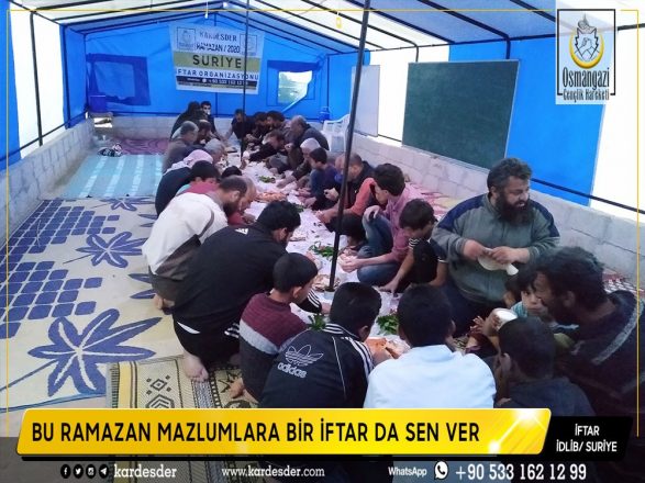 cadirlarda yasam mucadelesi veren kardeslerimize iftar sofrasi 11