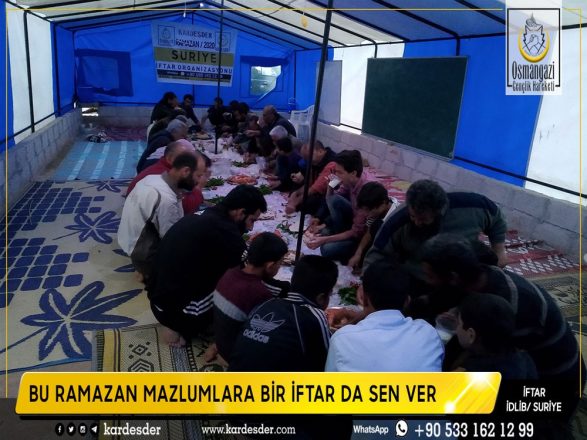 cadirlarda yasam mucadelesi veren kardeslerimize iftar sofrasi 12