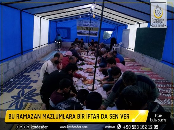 cadirlarda yasam mucadelesi veren kardeslerimize iftar sofrasi 15