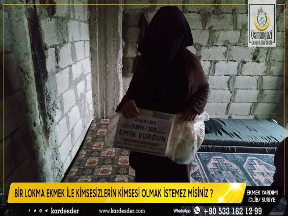 mazlumlara ekmek yardimimiz suruyor siz de destek olun 01