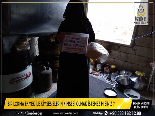 mazlumlara ekmek yardimimiz suruyor siz de destek olun 24