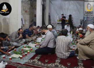 rahmet genclik ten mahallelerini terketmeyen mahalle sakinlerine iftar yemegi 11