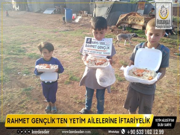 rahmet genclik ten yetim ailelerine iftariyelik 09