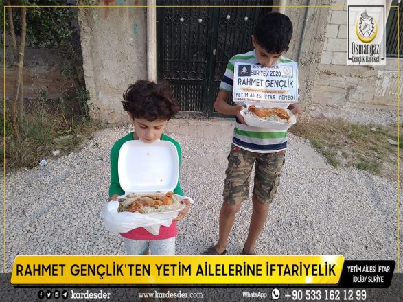 rahmet genclik ten yetim ailelerine iftariyelik 16