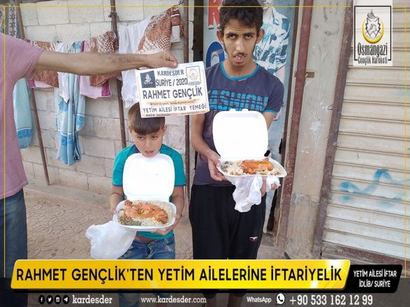 rahmet genclik ten yetim ailelerine iftariyelik 17