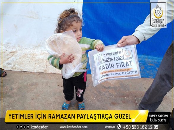 ramazan da mazlumlarin sofralarina ekmek ulastirmaya devam ediyoruz 07