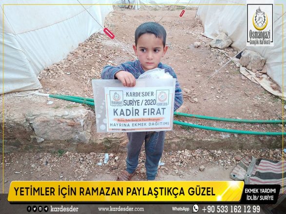 ramazan da mazlumlarin sofralarina ekmek ulastirmaya devam ediyoruz 17