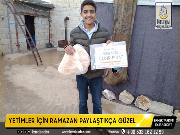 ramazan da mazlumlarin sofralarina ekmek ulastirmaya devam ediyoruz 18