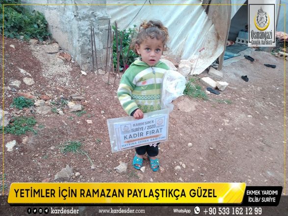 ramazan da mazlumlarin sofralarina ekmek ulastirmaya devam ediyoruz 20