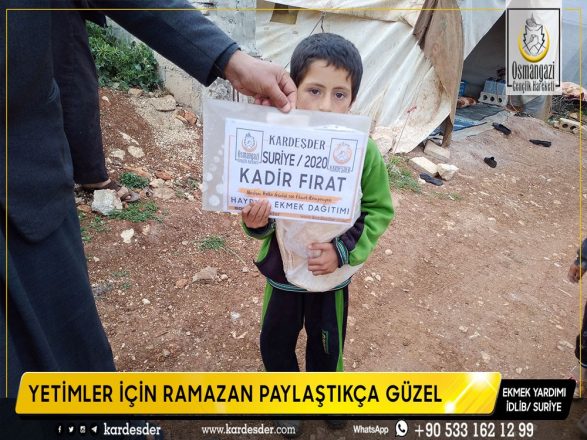 ramazan da mazlumlarin sofralarina ekmek ulastirmaya devam ediyoruz 21