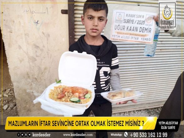 ramazan da mazlumlarin sofrasina bir kap yemek de sen koymak istemez misin 06