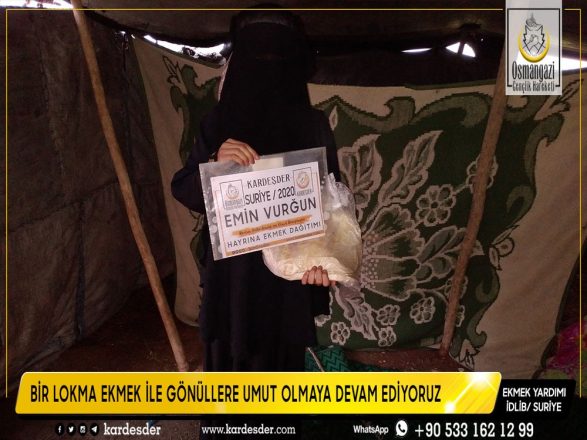 sizin icin bir ekmek onlar icin ise umut demek 19