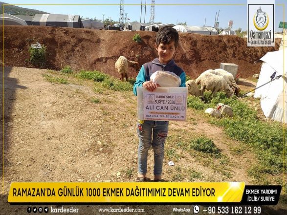 suriye de ramazan boyunca ekmek dagitimimiz devam ediyor 21