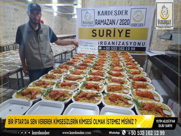 suriyeli mazlumlar iftariyelikler ile seviniyor 06