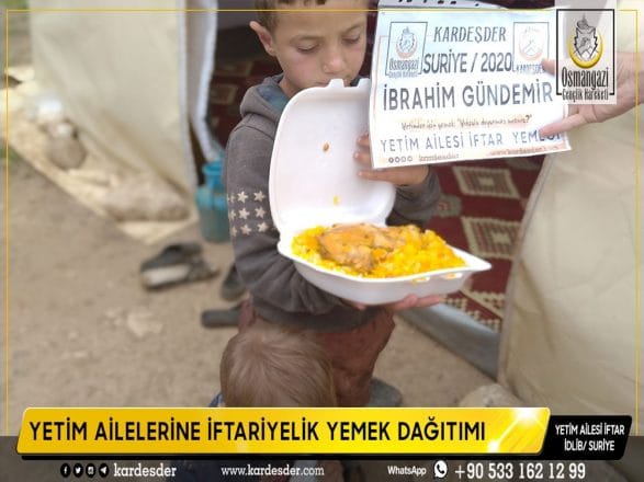 yetim ve oksuzler icin iftariyelik dagitimi 23