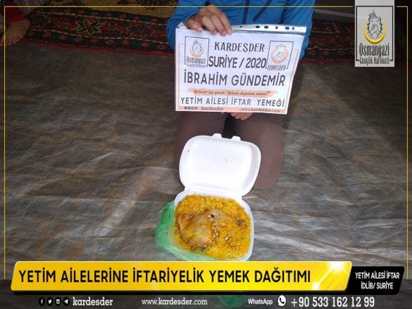 yetim ve oksuzler icin iftariyelik dagitimi 31