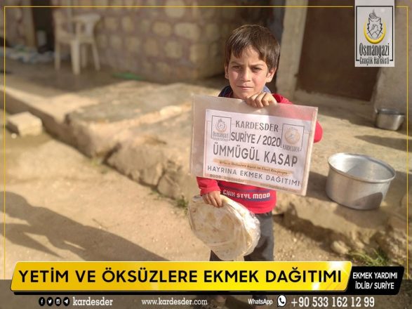 yetim ve oksuzlere ekmek dagitimi 40