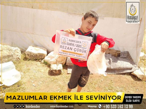 burasi suriye burada mazlumlar ekmek ile seviniyor 10