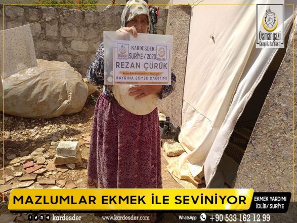 burasi suriye burada mazlumlar ekmek ile seviniyor 12