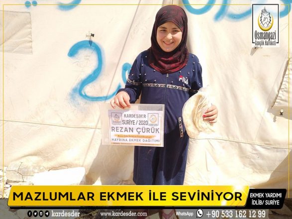 burasi suriye burada mazlumlar ekmek ile seviniyor 16