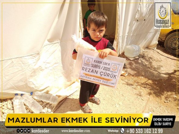 burasi suriye burada mazlumlar ekmek ile seviniyor 17