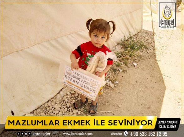 burasi suriye burada mazlumlar ekmek ile seviniyor 19