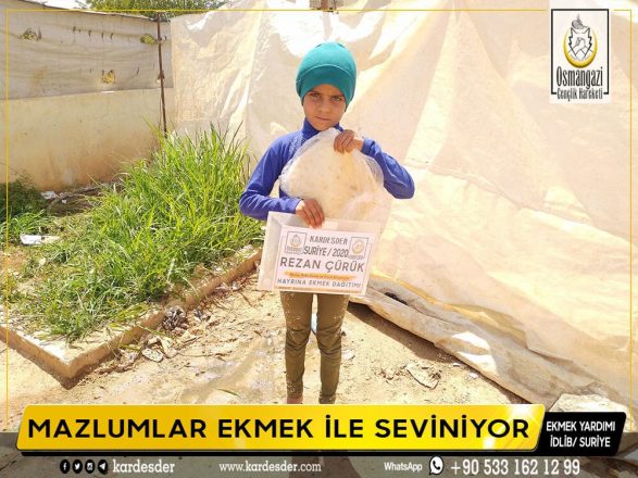 burasi suriye burada mazlumlar ekmek ile seviniyor 20