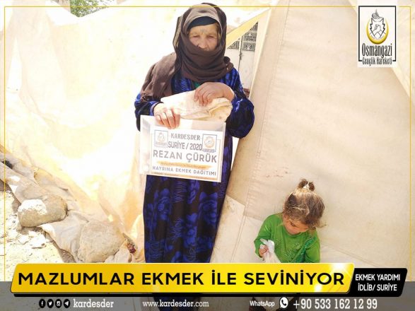 burasi suriye burada mazlumlar ekmek ile seviniyor 22