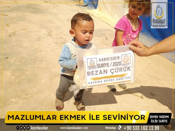 burasi suriye burada mazlumlar ekmek ile seviniyor 25